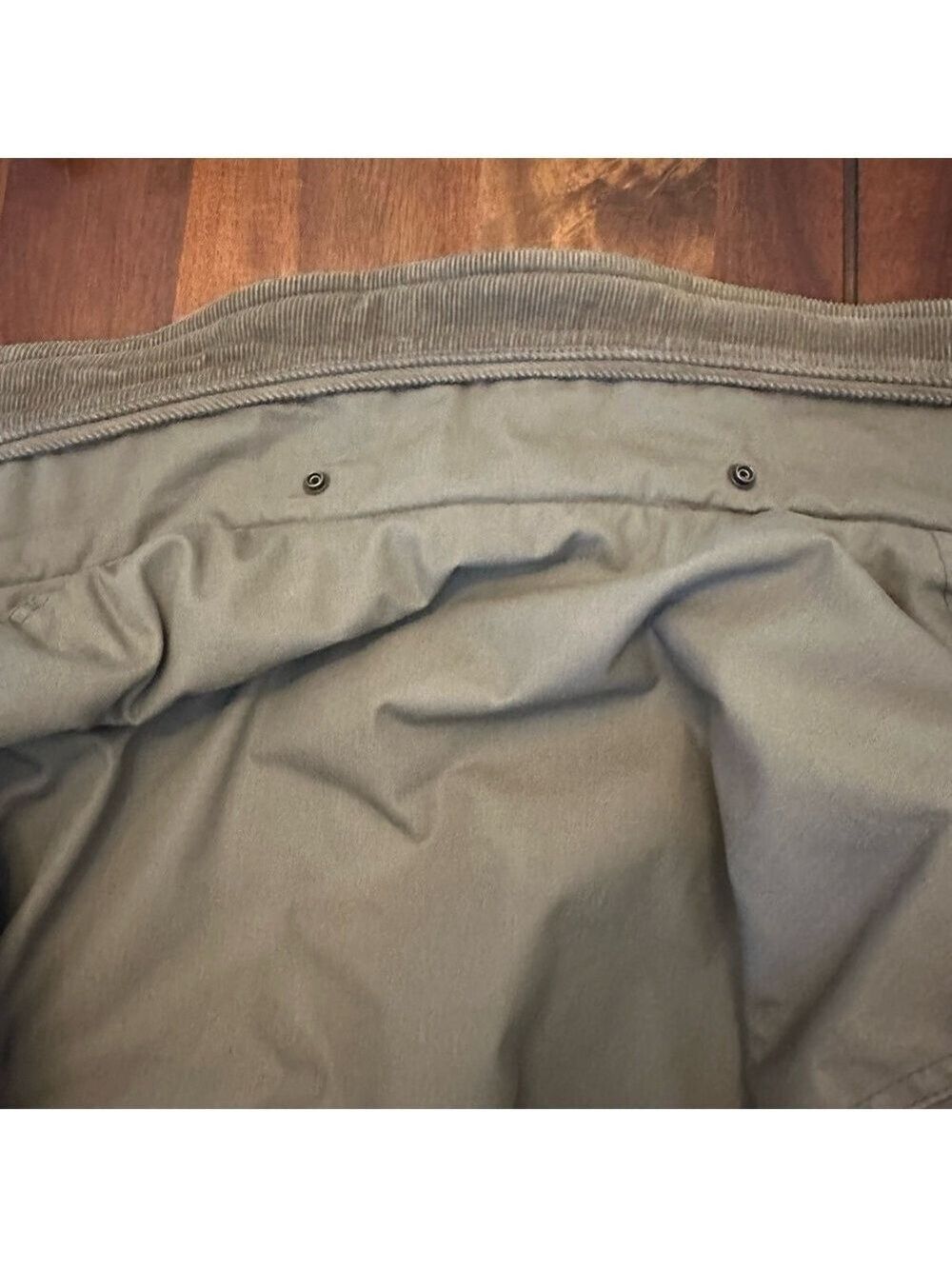 Vintage 90s Pacific Trail Jacket XXLT Outdoors Windbreaker Parka Bomber Olive - Picture 10 of 12